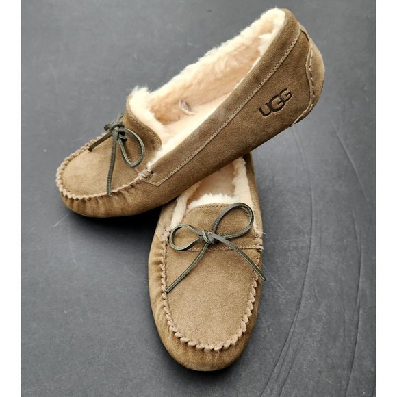 UGG Mens Size 13 Corvin Suede Wool Loafer Slip On Slippers New